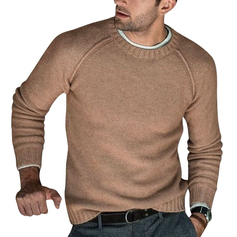 Mens Fashion Autumn Winter Warm Wool Knitted Pullovers Male Long Sleeve Solid Color Soft Slim Fit Casual Sweaters 2019 New