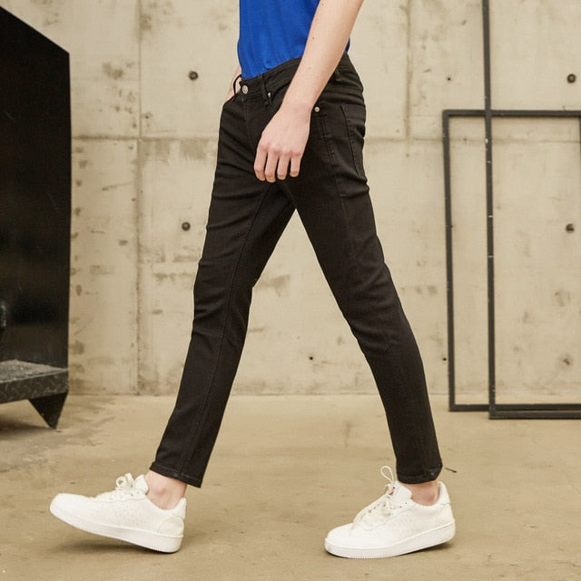 Metersbonwe Straight Jeans Men 2019 Autumn New Casual Youth Trend Slim Jeans Mens  Pants Men Trousers
