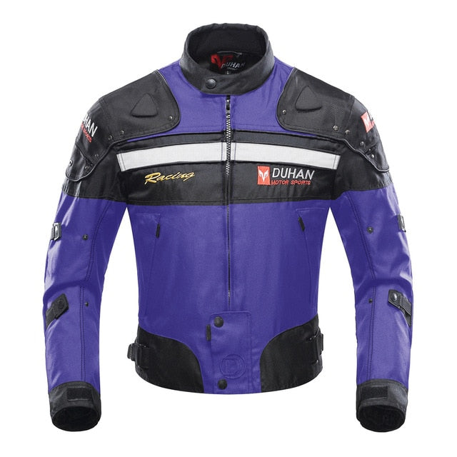 DUHAN Motorcycle Jacket Motorbike Riding Jacket Windproof Motorcycle Full Body Protective Gear Armor Autumn Winter Moto Clothing