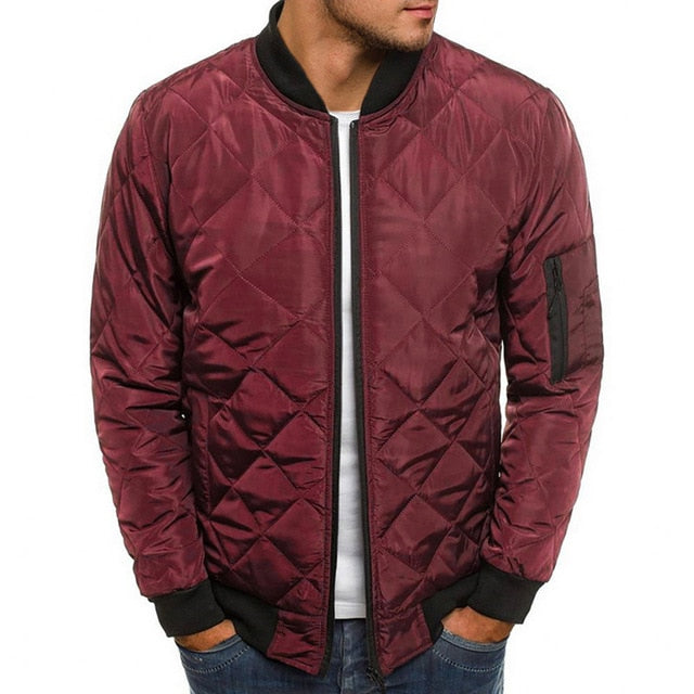 2019 New Fashion Slim Coats parkas Men's Lightweight Windproof Packable Jacket Solid winter Warm Hip Hop Male Jackests Outwear