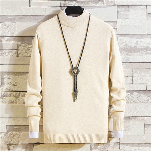 Men 2019 Autumn V-Neck Pullover Sweater Men's Slim Fit Knitted Pullovers Men's Clothing Knitted Sweaters Pullover Homme