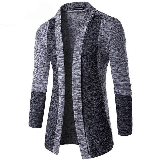 Mens sweaters 2018 Autumn mens v-neck long sleeve patchwork knitted coats casual mens cardigan knitting sweaters fashion spring