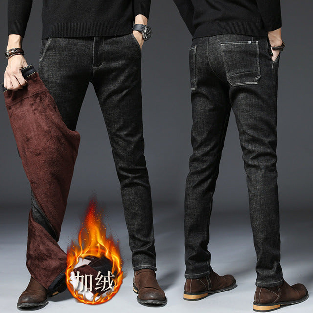 Fashion Men Casual Stretch Skinny Jeans Bound Feet Trend Youth Cowboy Long Pants Male Hiphop Skinny Jeans For Men Streetwear