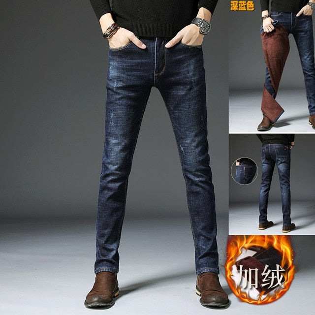 Fashion Men Casual Stretch Skinny Jeans Bound Feet Trend Youth Cowboy Long Pants Male Hiphop Skinny Jeans For Men Streetwear