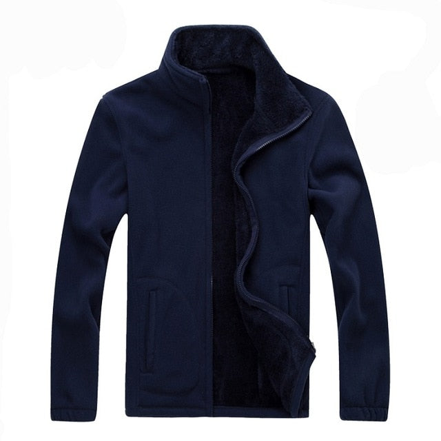 Mountainskin 6XL 8XL Mens Softshell Fleece Casual Jackets Men Warm Sweatshirt Thermal Coats Solid Thickened Brand Clothing SA041