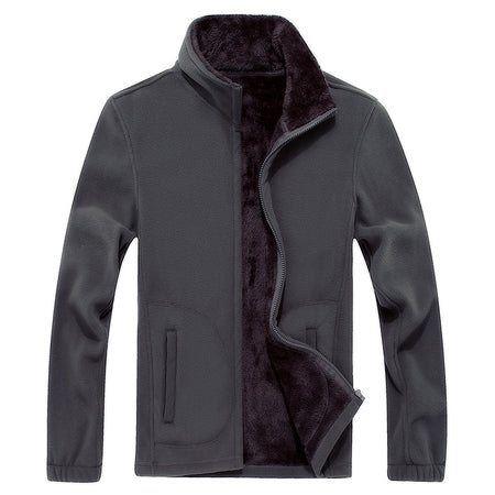 Mountainskin 6XL 8XL Mens Softshell Fleece Casual Jackets Men Warm Sweatshirt Thermal Coats Solid Thickened Brand Clothing SA041